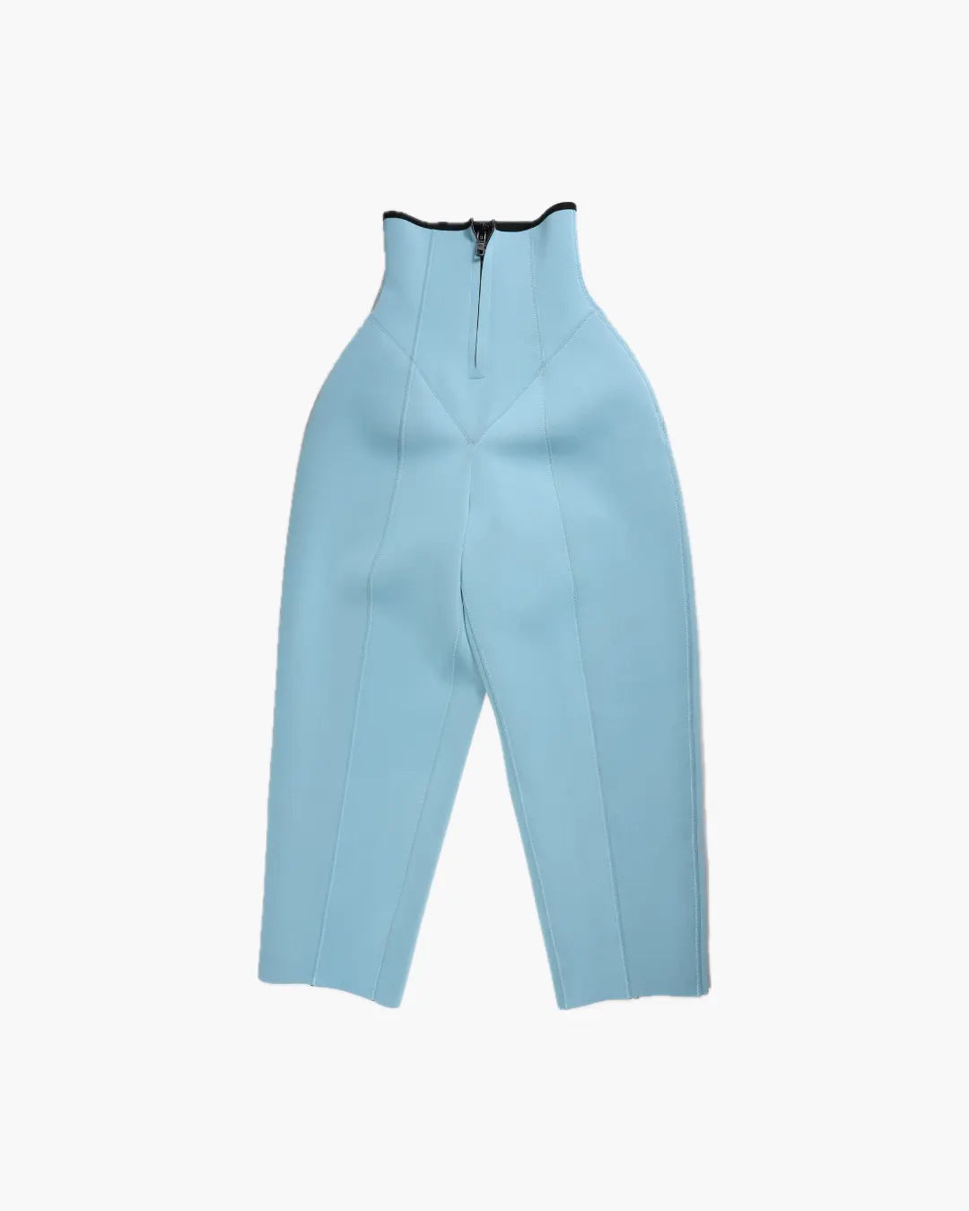 FUMIKA_UCHIDA / URETHANE HIGH WAIST PANTS / AQUA BLUE - 601 | 京都ウィメンズセレクトショップ