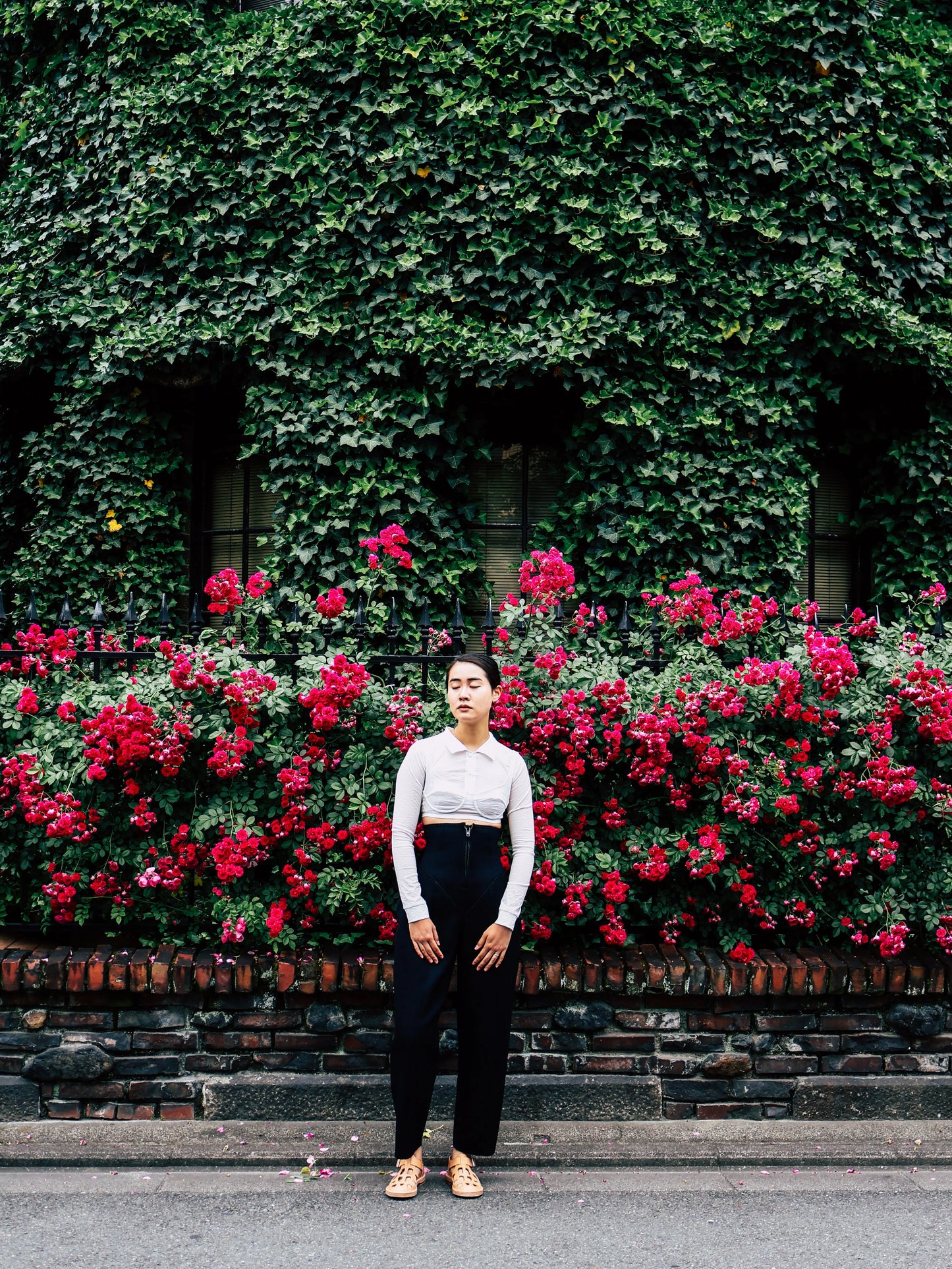 FUMIKA_UCHIDA / STRETCH TAFFETA LAYERD BRA TOP SHIRTS / WHITE - 601 | 京都ウィメンズセレクトショップ