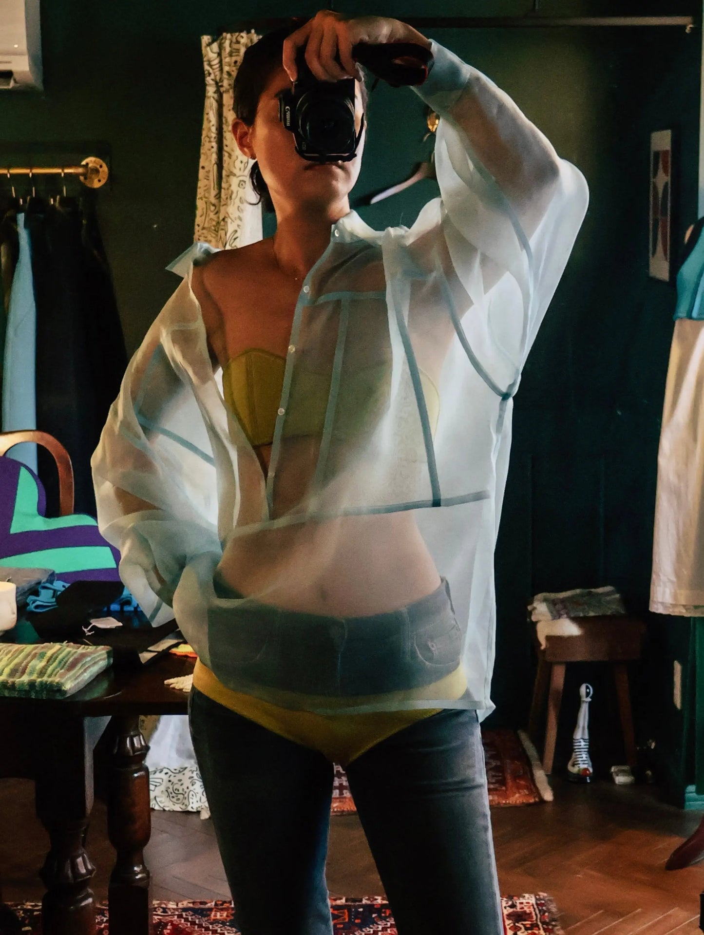 FUMIKA_UCHIDA / URETHANE SEPARATE SWIM SUIT / YELLOW FUMIKA_UCHIDA 601 | オンラインストア