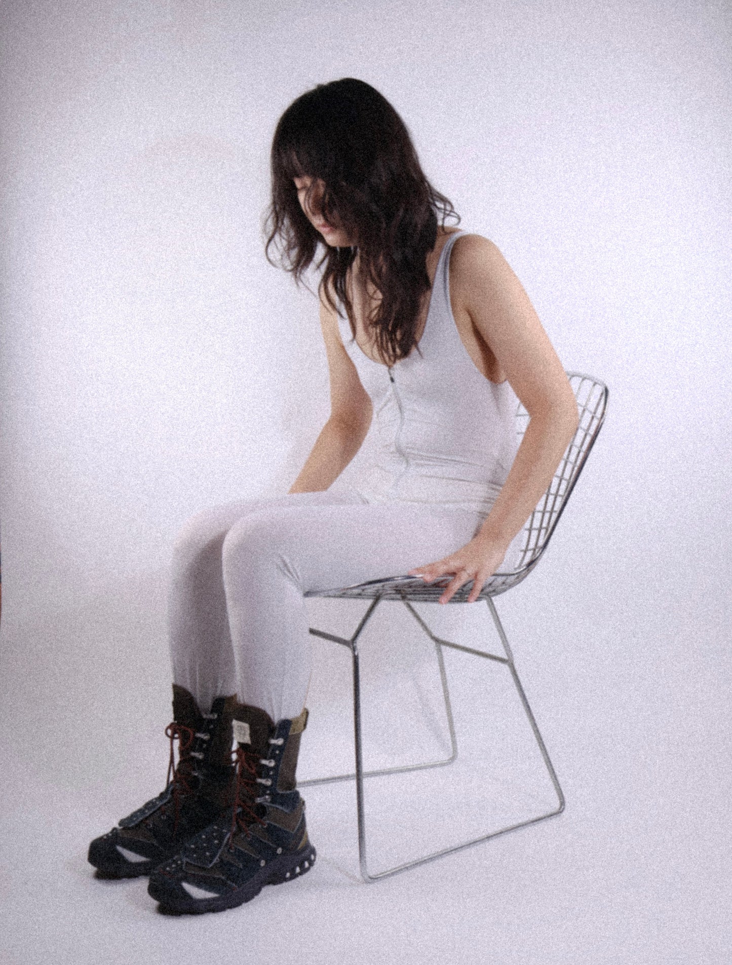 FUMIKA UCHIDA / NYRON JERSEY STIRRUPS UNITARD / LIGHT GREY FUMIKA UCHIDA 601 | オンラインストア