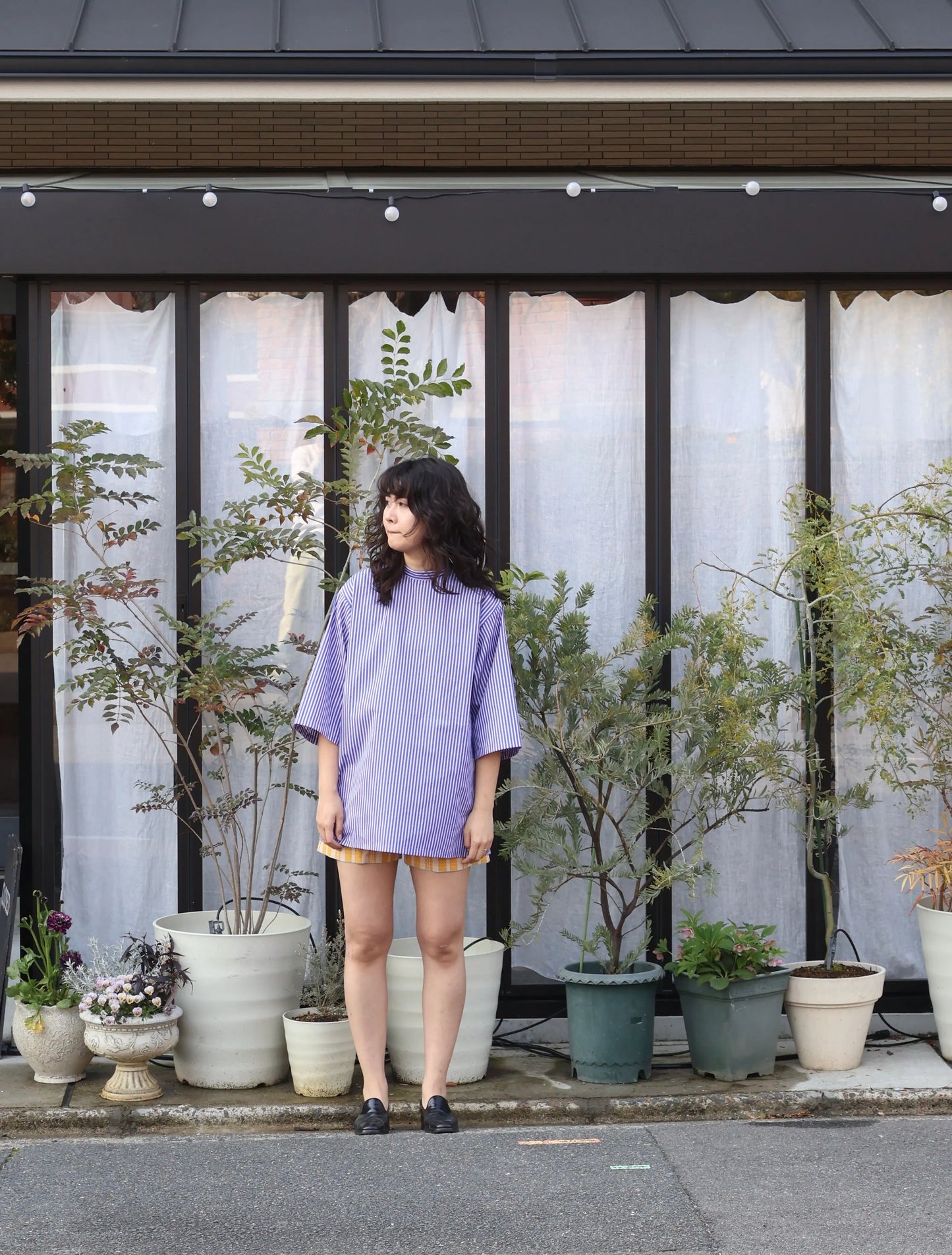 Natures of Conflict / Bow Shirt / Blue/Red Natures of Conflict 601 | オンラインストア