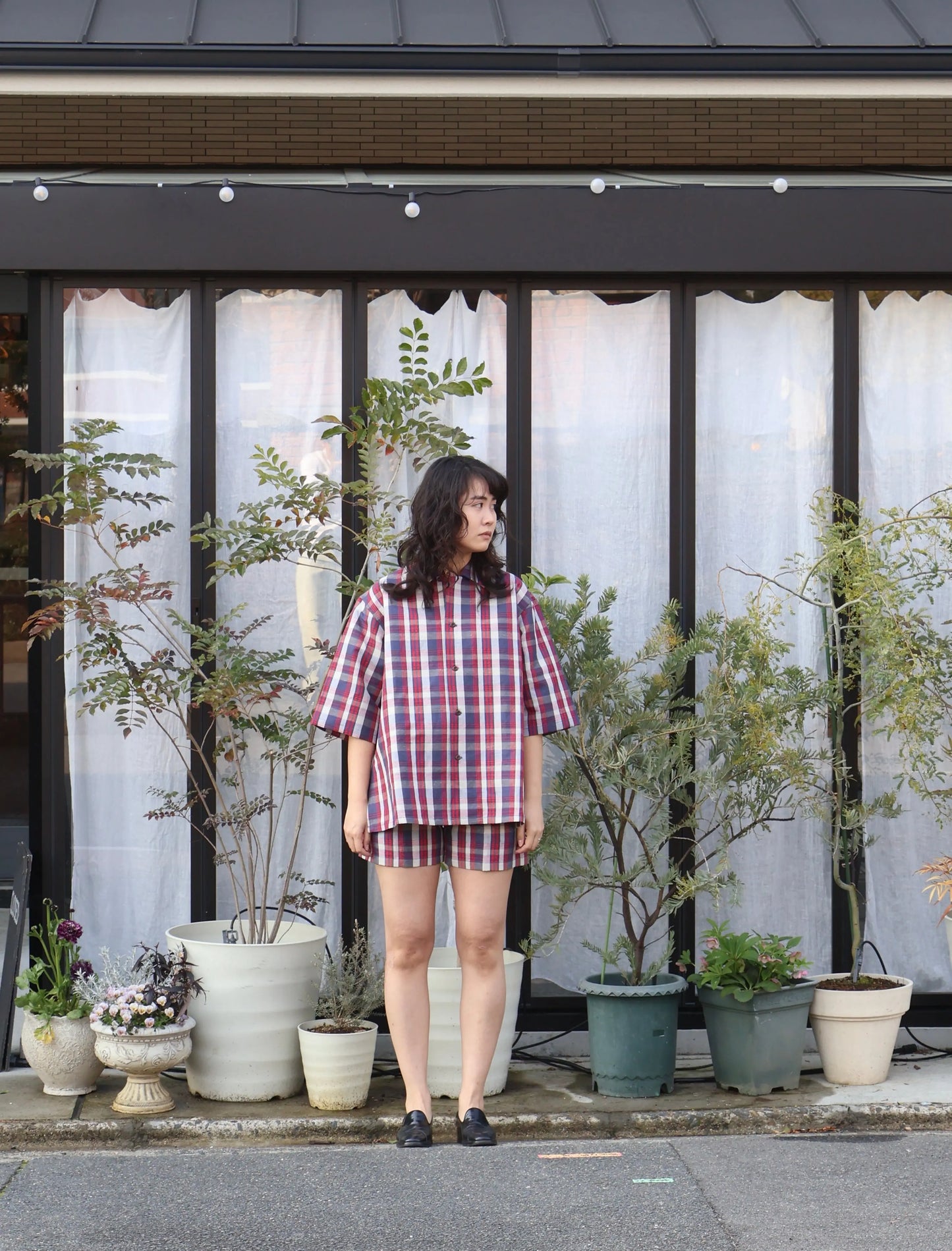Natures of Conflict / Campus Shorts / Navy/Red Natures of Conflict 601 | オンラインストア