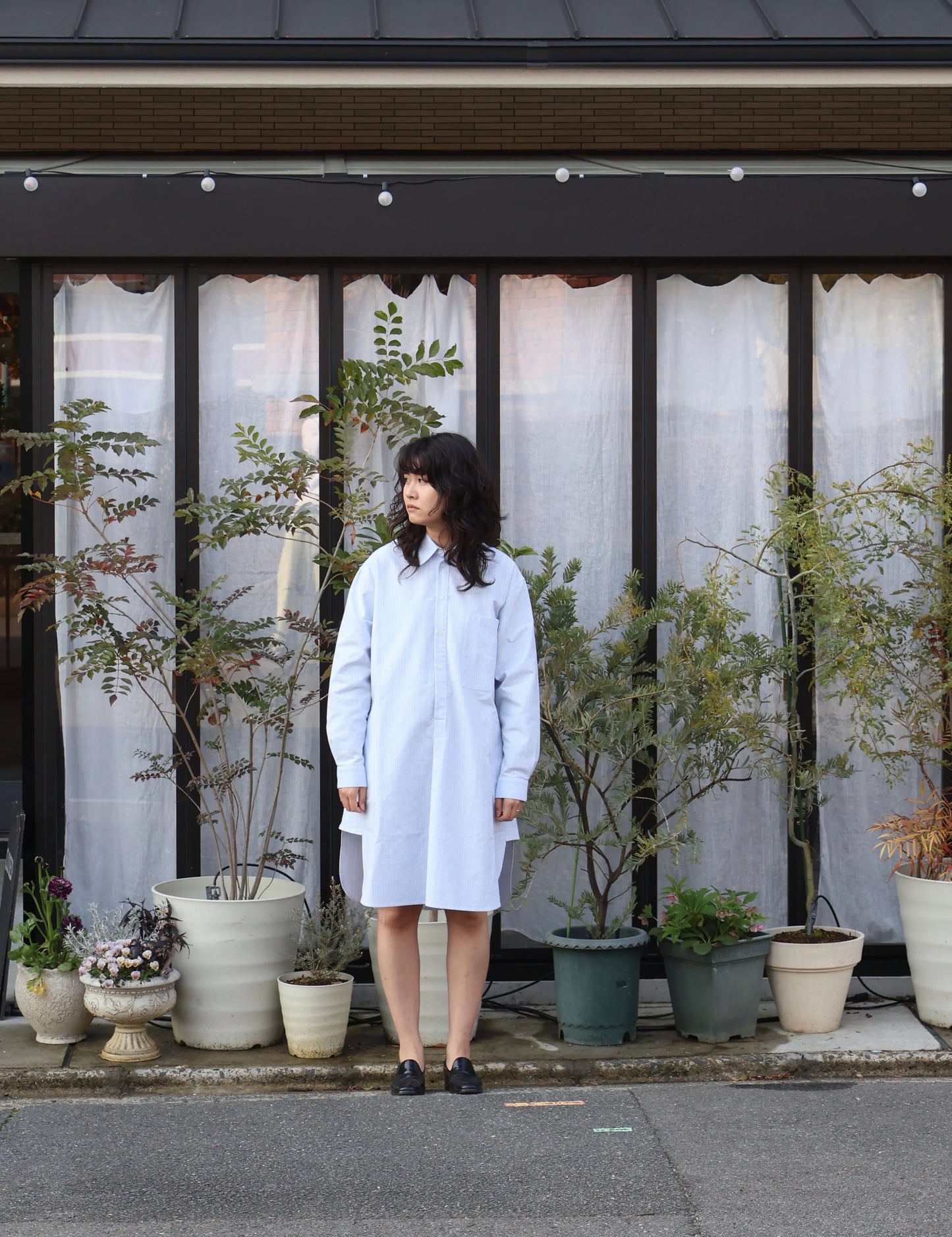 Natures of Conflict / Ivy Tunic / Blue Stripe Natures of Conflict 601 | オンラインストア
