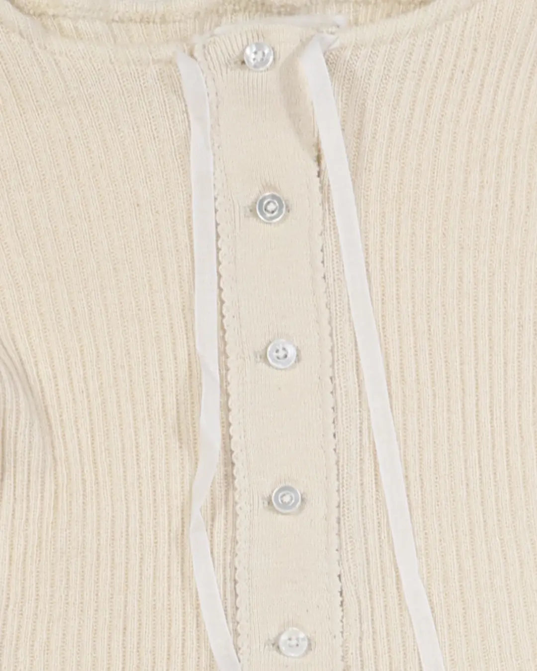 FUMIKA UCHIDA / VINTAGE RIBBED CORSET TOP LONG SLEEEVE – 601 FUMIKA UCHIDA / VINTAGE RIBBED CORSET TOP LONG SLEEEVE – 601