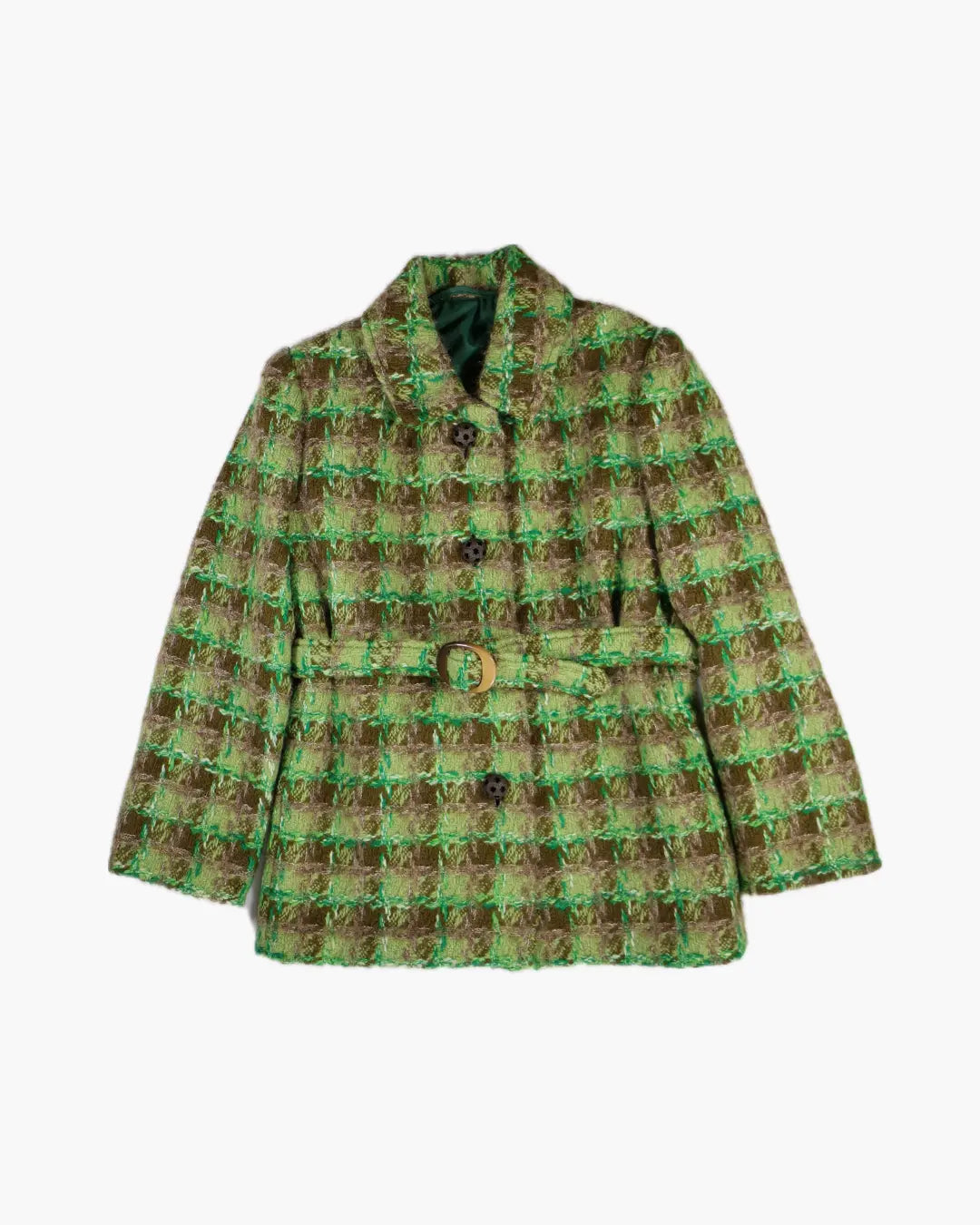 Green Tweed Half-Coat 601vintage 601 | オンラインストア