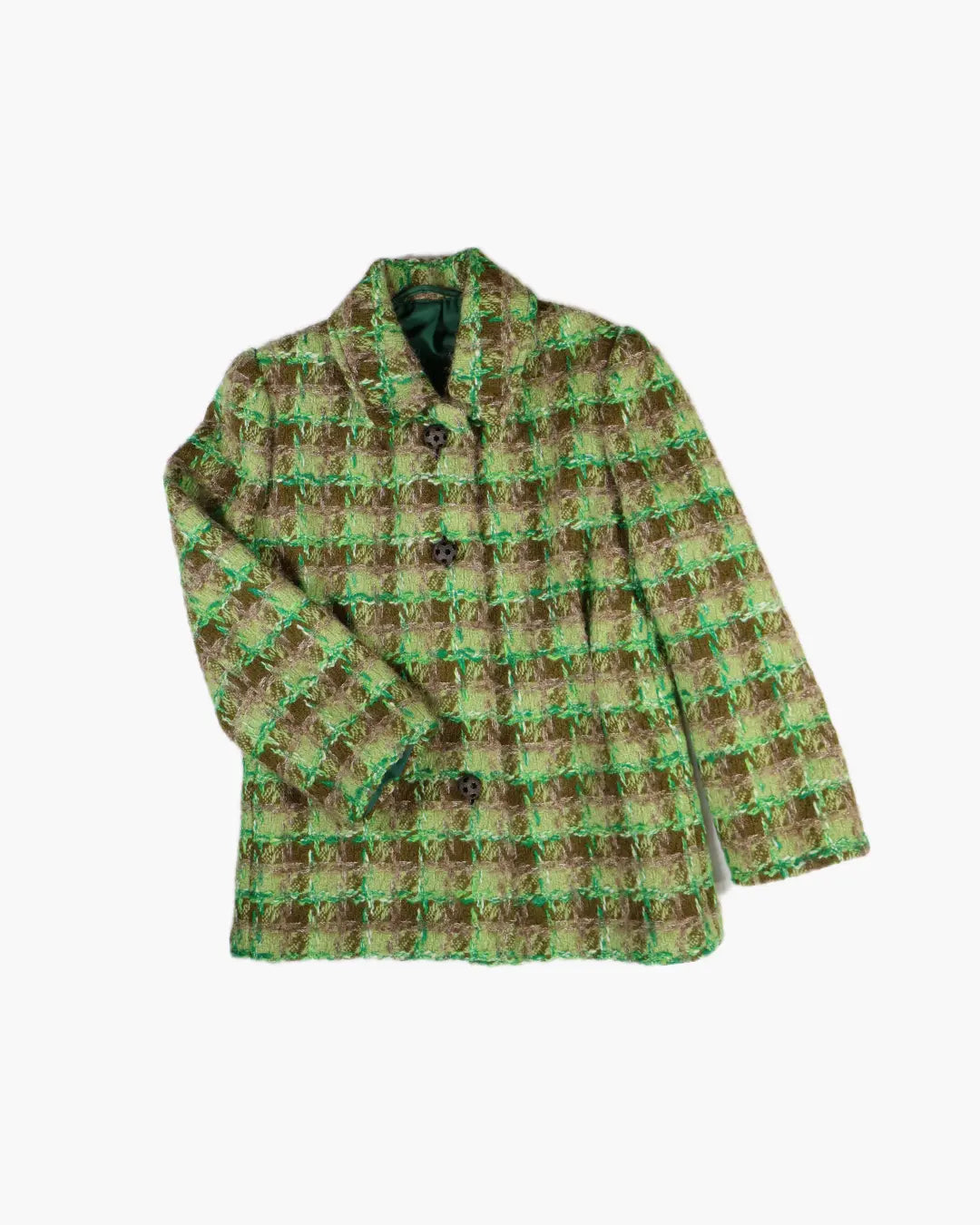 Green Tweed Half-Coat 601vintage 601 | オンラインストア