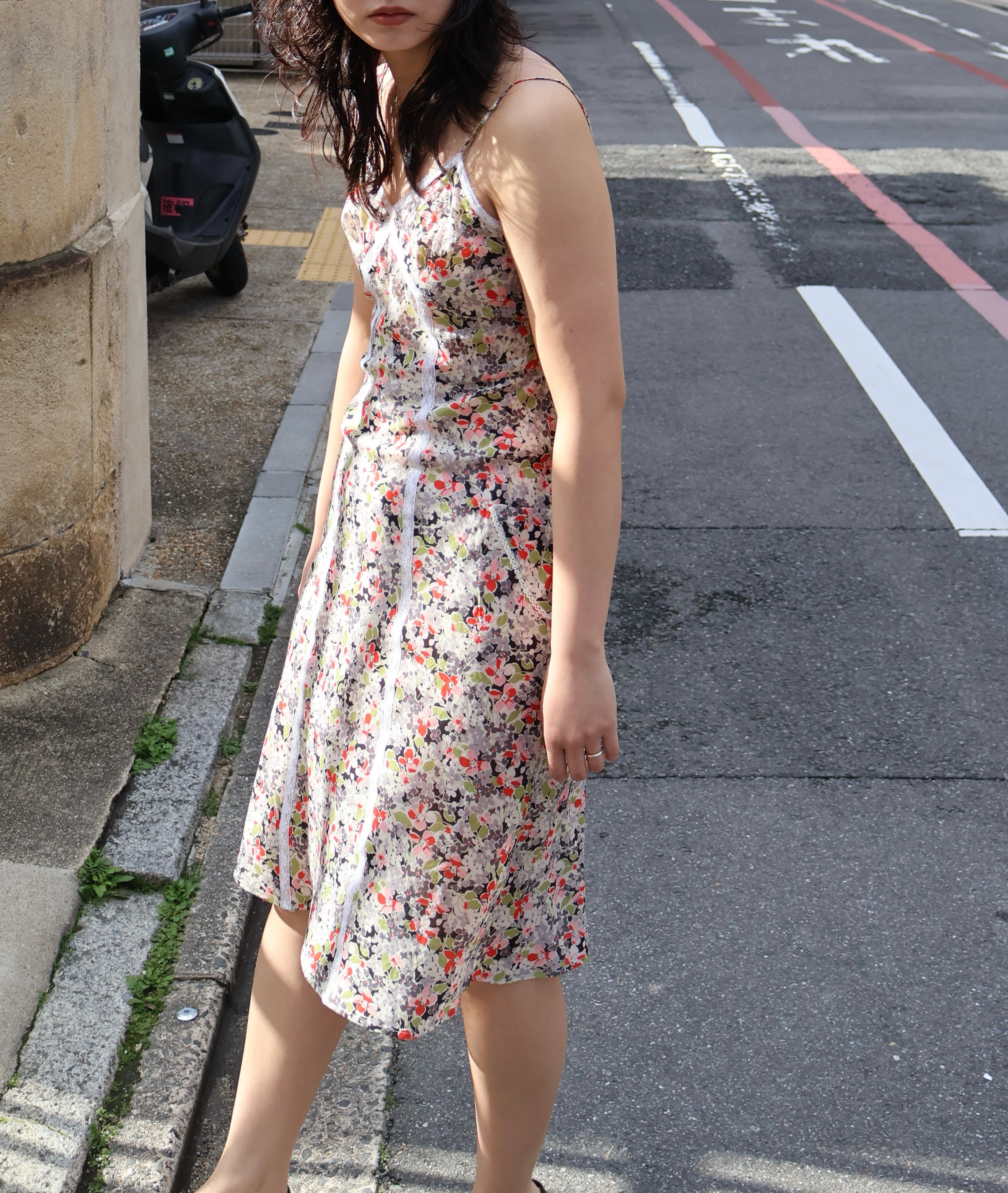 FUMIKA UCHIDA / FLORAL VOILE SLIP DRESS / FLORAL – 601 | 京都