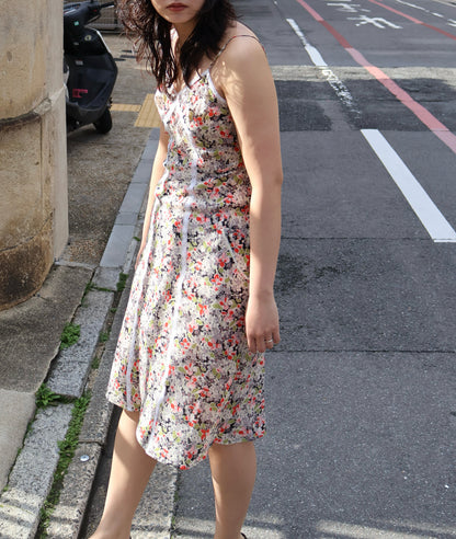 FUMIKA UCHIDA / FLORAL VOILE SLIP DRESS / FLORAL