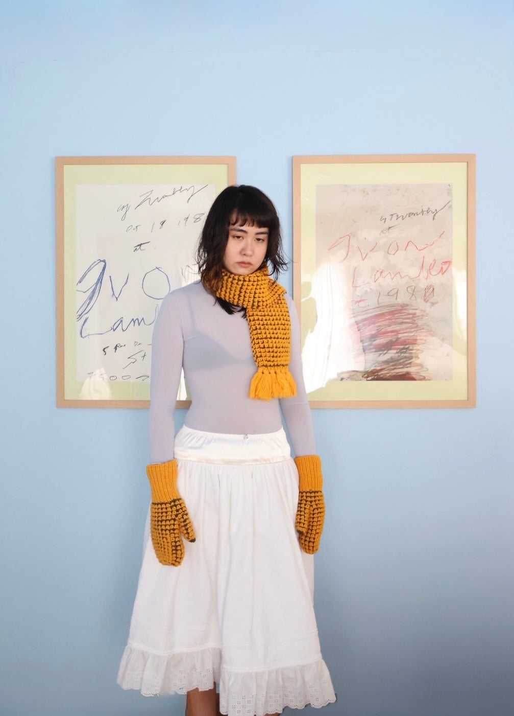FUMIKA UCHIDA / MATELASSE MIDI SKORT / WHITE