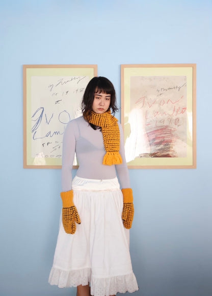 FUMIKA UCHIDA / MATELASSE MIDI SKORT / WHITE