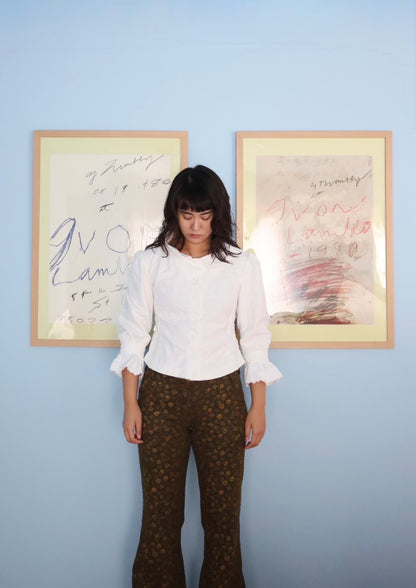 FUMIKA UCHIDA / MATELASSE BED JACKET / WHITE