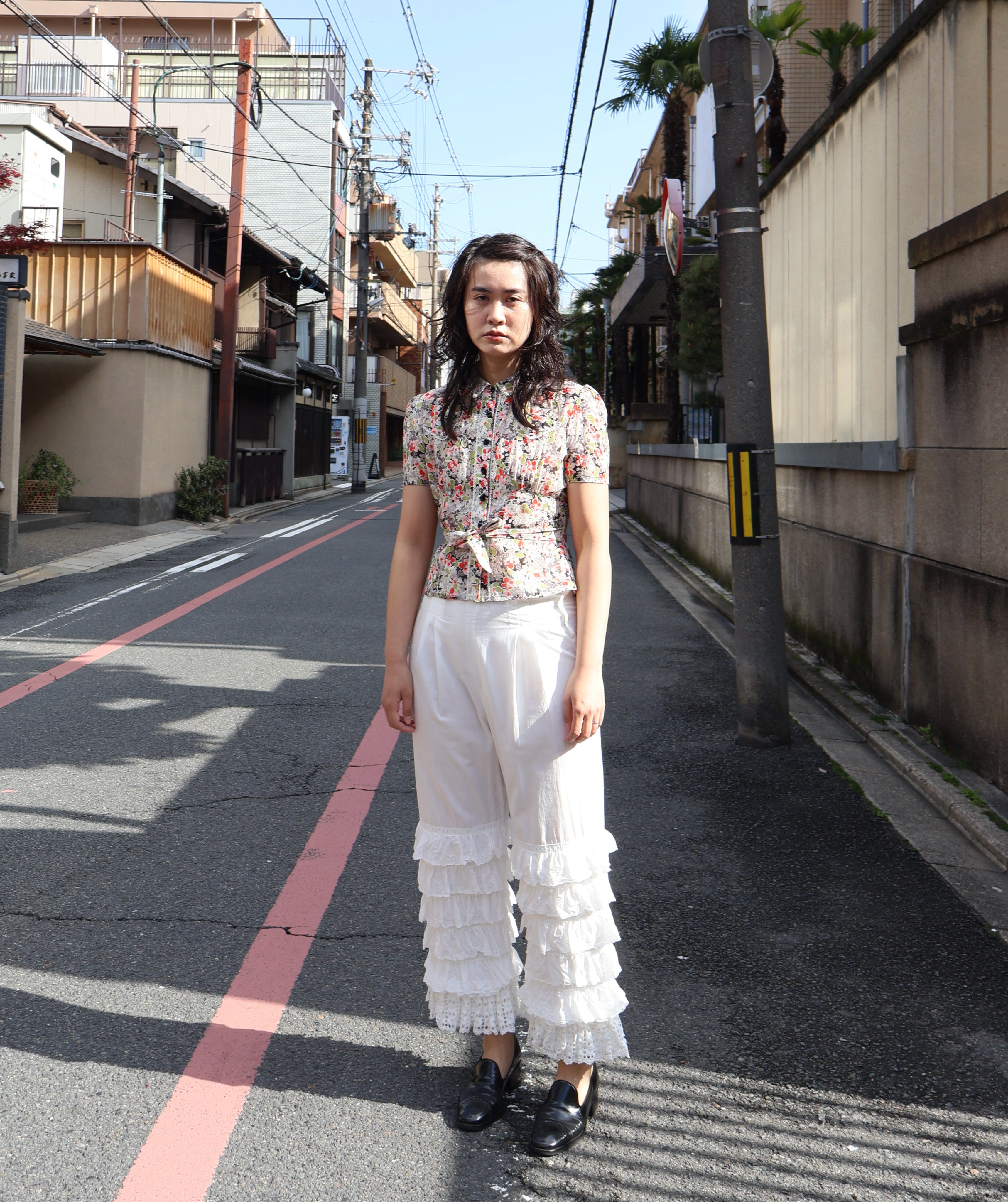 FUMIKA UCHIDA / FLORAL VOILE SHORT SLEEVE SHIRT / FLORAL – 601