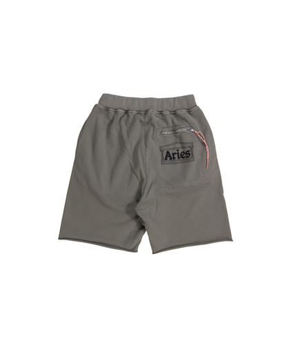 Aries / PREMIUM AGED TEMPLE SWEATSHORTS / OLIVE