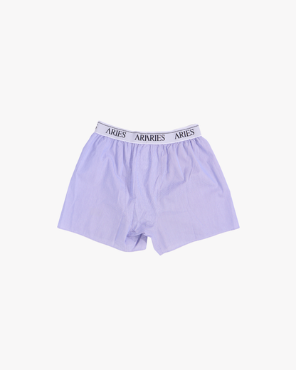 Aries / Stripe Poplin Classic Boxer Shorts / Blue