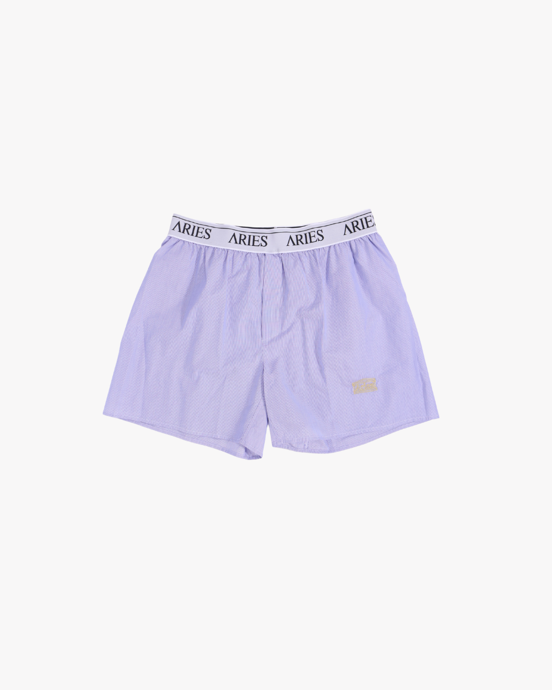 Aries / Stripe Poplin Classic Boxer Shorts / Blue