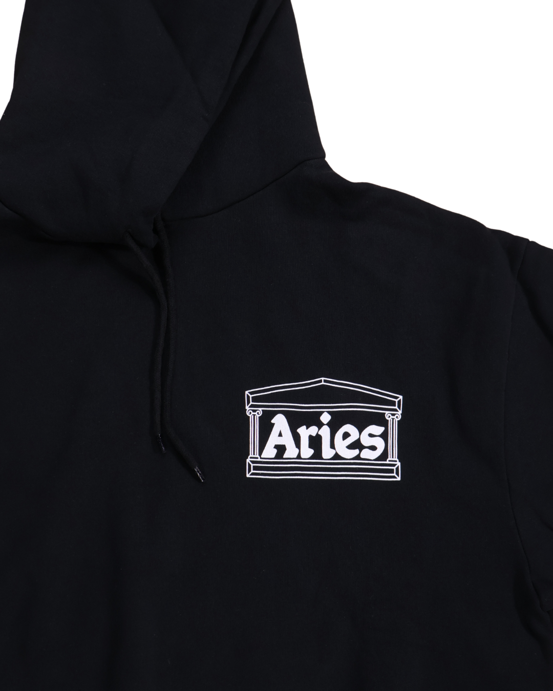 Aries / MEOW EMBROIDERED HOODIE / BLACK