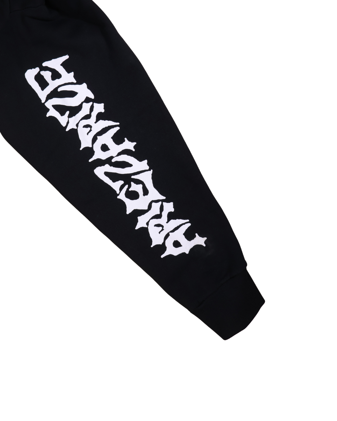 Aries / MEOW EMBROIDERED HOODIE / BLACK