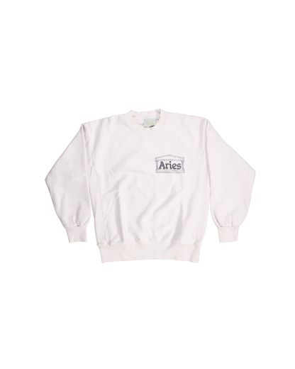 Aries / PREMIUM AGED TEMPLE SWEATSHIRT / OFFWHITE