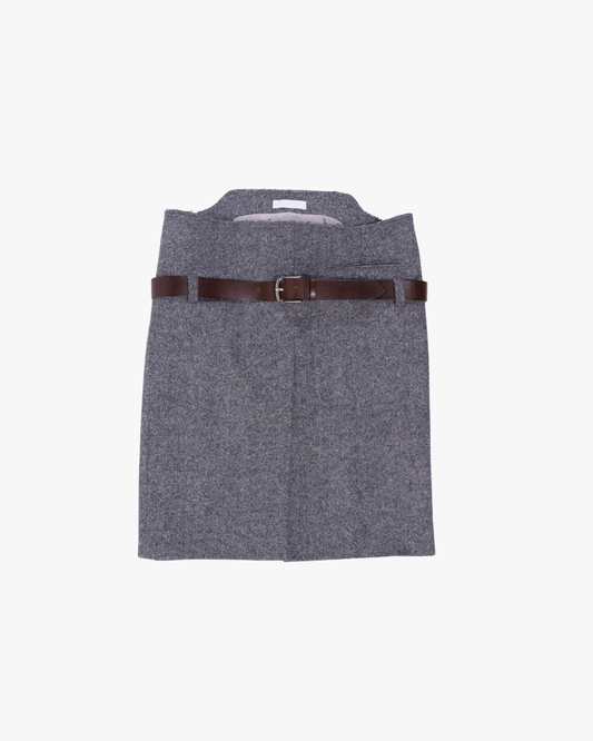 Commission / LOW WAIST SUIT SKIRT / PEPPER WOOL Commission - 601 | 京都ウィメンズセレクトショップ