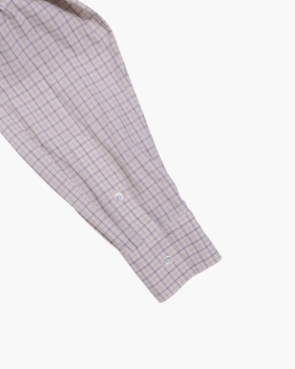 Commission / BANKER SHIRT / BEIGE PLAID Commission - 601 | 京都ウィメンズセレクトショップ
