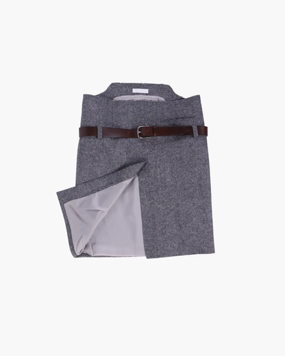 Commission / LOW WAIST SUIT SKIRT / PEPPER WOOL Commission - 601 | 京都ウィメンズセレクトショップ