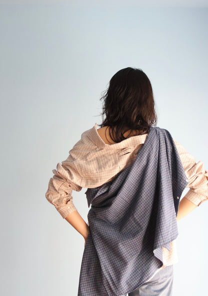 Natures of Conflict / NoC Mannish Shirt 0.2 / Check Blue