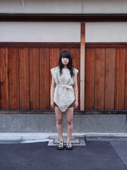 FUMIKA UCHIDA / BOA COSTUME TOP / NATURAL FUMIKA UCHIDA - 601 | 京都ウィメンズセレクトショップ