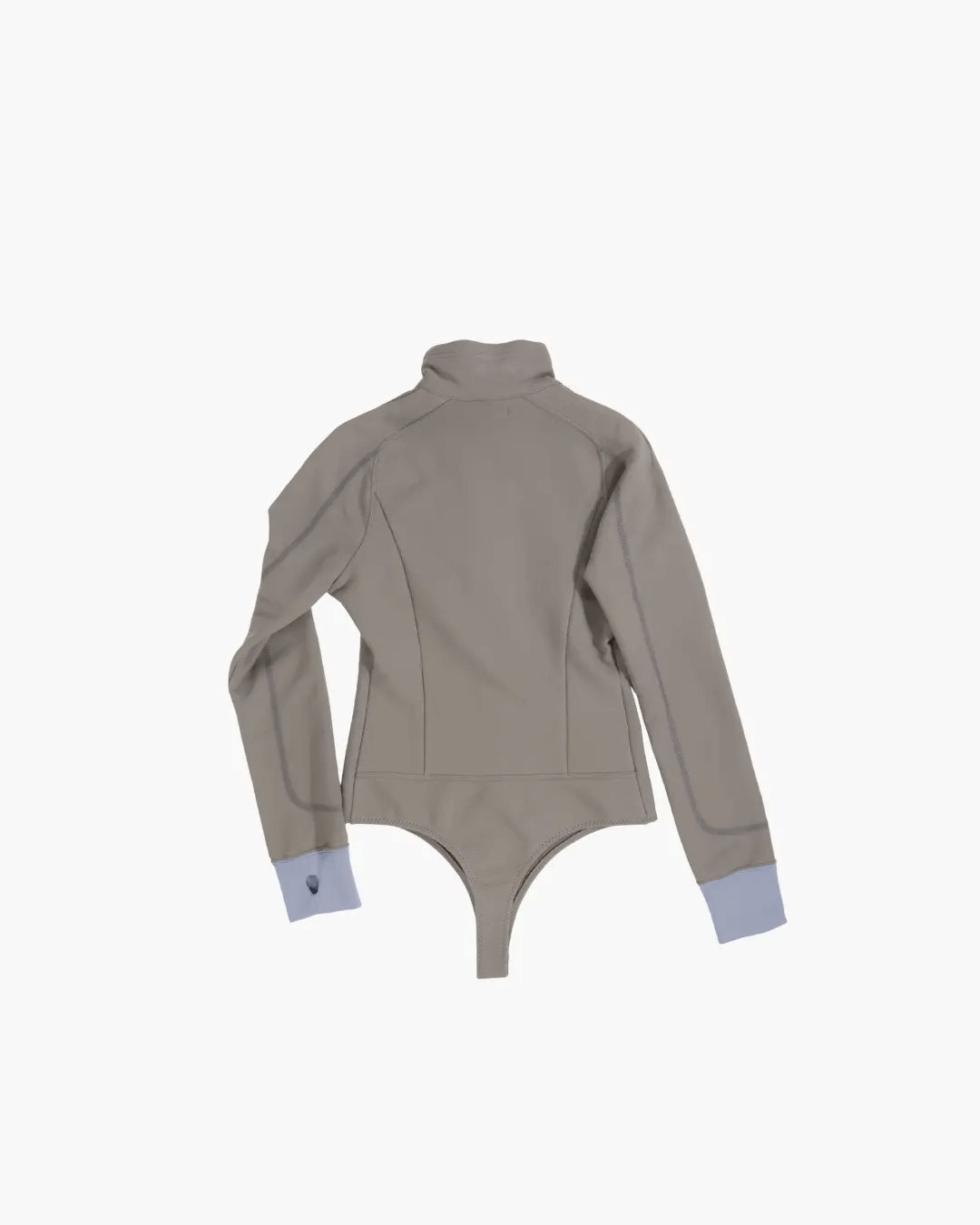 FUMIKA UCHIDA / FRENCH TERRY HALF-ZIP BODYSUIT / SAGE - 601 | 京都ウィメンズセレクトショップ