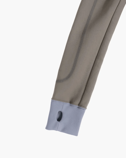 FUMIKA UCHIDA / FRENCH TERRY HALF-ZIP BODYSUIT / SAGE - 601 | 京都ウィメンズセレクトショップ