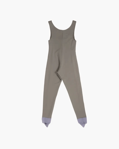 FUMIKA UCHIDA / FRENCH TERRY HALF-ZIP JUMPSUIT / SAGE - 601 | 京都 FUMIKA UCHIDA / FRENCH TERRY HALF-ZIP JUMPSUIT / SAGE - 601 | 京都