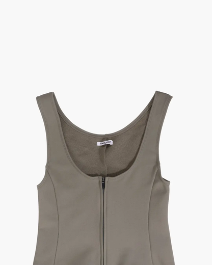 FUMIKA UCHIDA / FRENCH TERRY HALF-ZIP JUMPSUIT / SAGE FUMIKA UCHIDA - 601 | 京都ウィメンズセレクトショップ