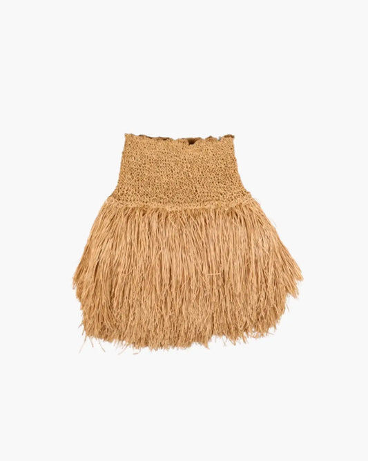 FUMIKA UCHIDA / FRINGE MINI SKIRT / STRAW FUMIKA UCHIDA 601 | オンラインストア