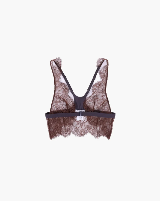 FUMIKA UCHIDA / LEAVER LACE BRALETTE / BROWN FUMIKA UCHIDA - 601 | 京都ウィメンズセレクトショップ