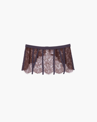 FUMIKA UCHIDA / LEAVER LACE GARTER / BROWN FUMIKA UCHIDA - 601 | 京都ウィメンズセレクトショップ