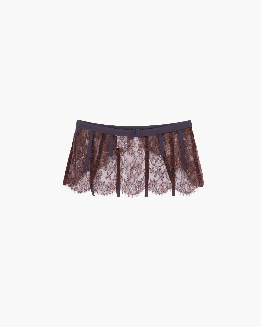 FUMIKA UCHIDA / LEAVER LACE GARTER / BROWN FUMIKA UCHIDA - 601 | 京都ウィメンズセレクトショップ