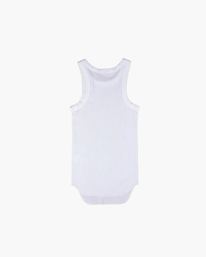 FUMIKA UCHIDA / NEEDLE DRAWING TANK TOP / WHITE - 601