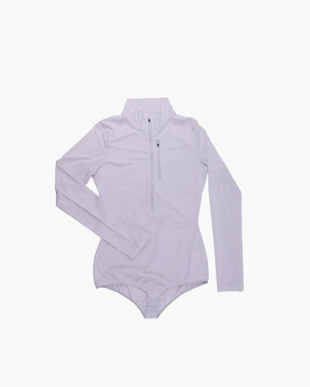 FUMIKA UCHIDA / NYRON JERSEY HALF-ZIP BODYSUIT / LIGHT GREY FUMIKA UCHIDA - 601 | 京都ウィメンズセレクトショップ