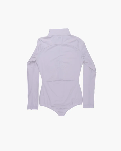 FUMIKA UCHIDA / NYRON JERSEY HALF-ZIP BODYSUIT / LIGHT GREY FUMIKA UCHIDA - 601 | 京都ウィメンズセレクトショップ
