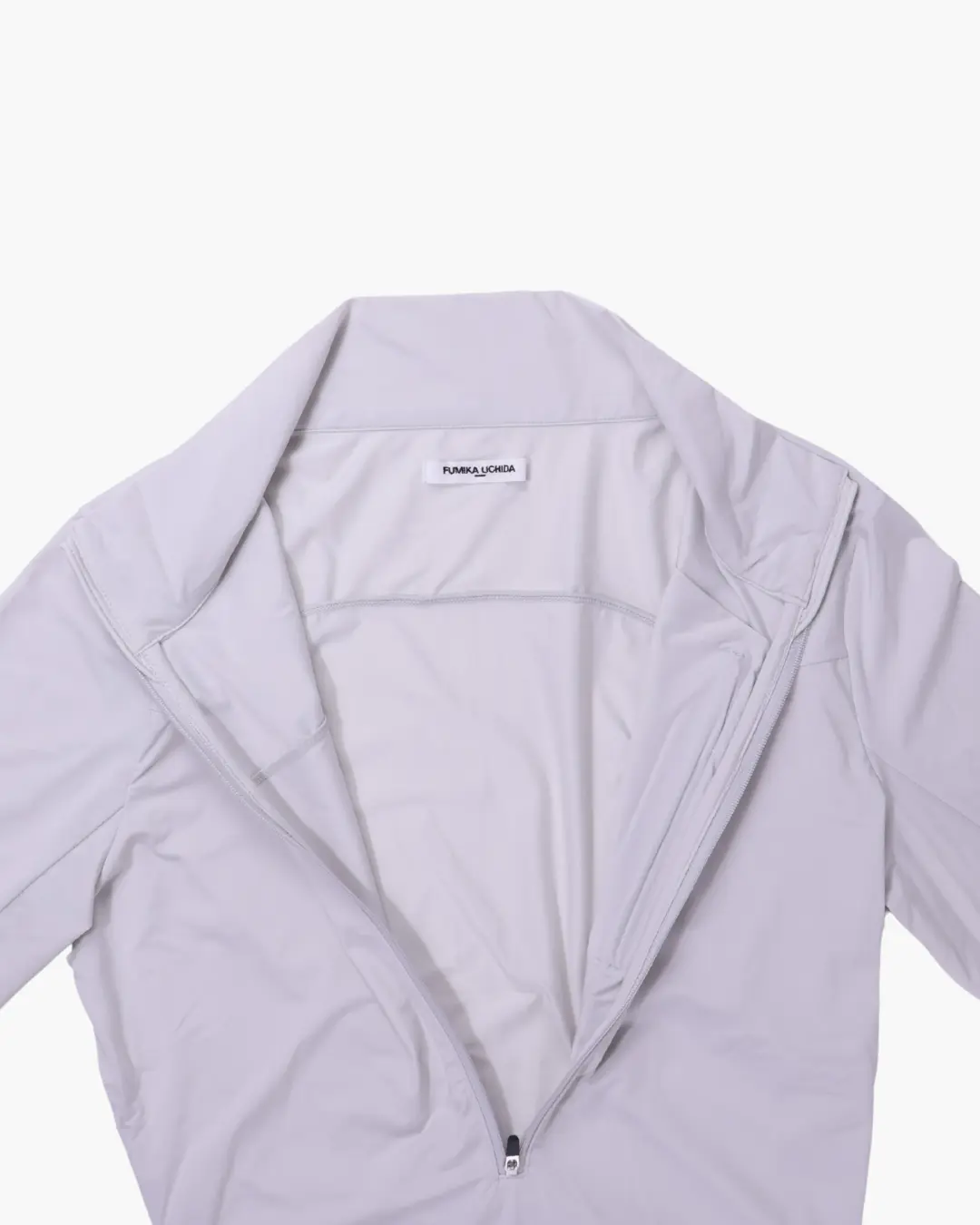FUMIKA UCHIDA / NYRON JERSEY HALF-ZIP BODYSUIT / LIGHT GREY FUMIKA UCHIDA - 601 | 京都ウィメンズセレクトショップ