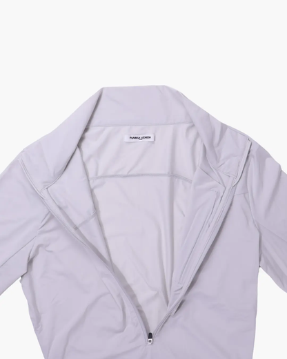 FUMIKA UCHIDA / NYRON JERSEY HALF-ZIP BODYSUIT / LIGHT GREY FUMIKA UCHIDA - 601 | 京都ウィメンズセレクトショップ