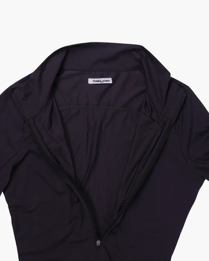 FUMIKA UCHIDA / NYRON JERSEY HALF-ZIP BODYSUIT / TAUPE FUMIKA UCHIDA - 601 | 京都ウィメンズセレクトショップ