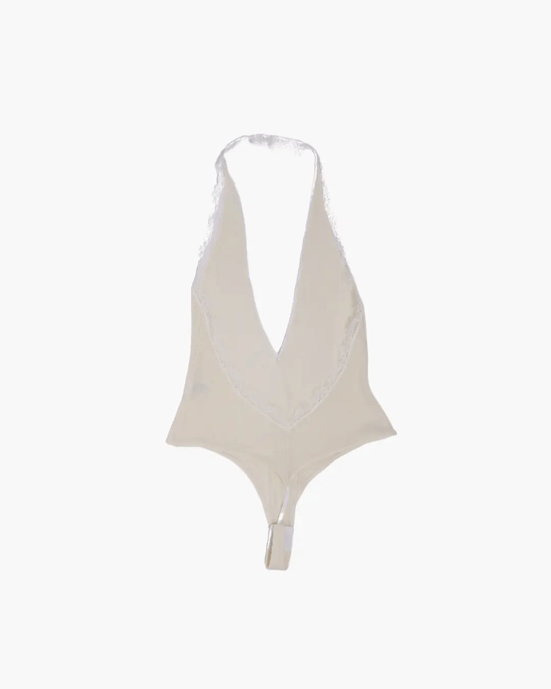 FUMIKA UCHIDA / RIB HALTE-NECK BODYSUIT / KINARI - 601 | 京都ウィメンズセレクトショップ