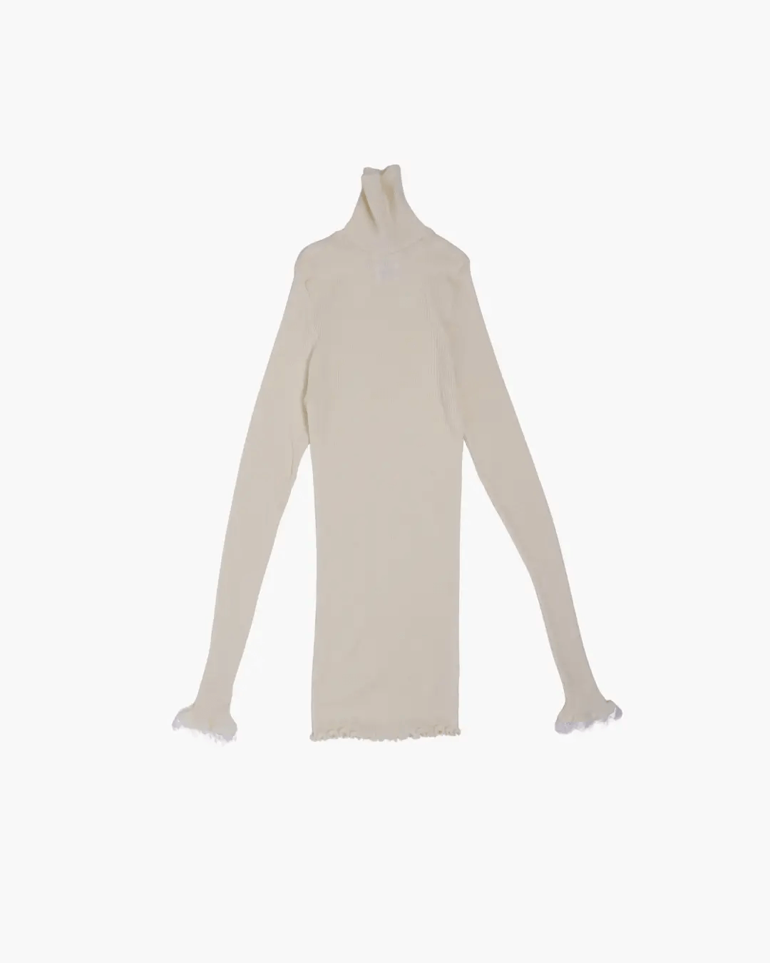 FUMIKA UCHIDA / RIB TTL-NECK SLEEVE UNDERWEAR / KINARI - 601 | 京都ウィメンズセレクトショップ