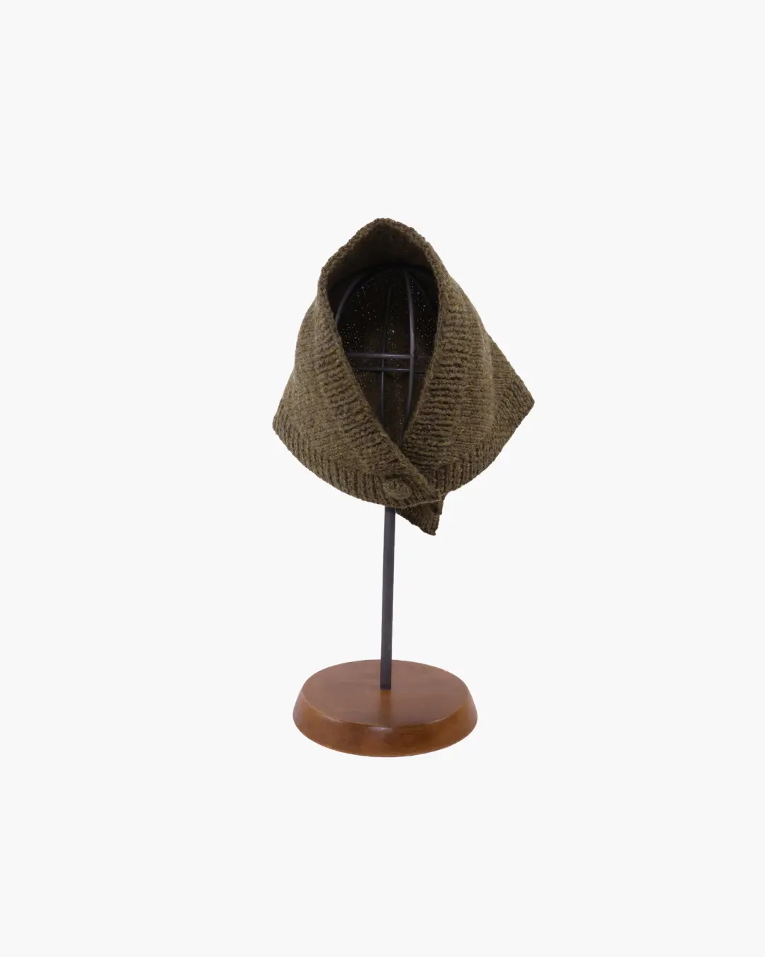 FUMIKA UCHIDA / SHETLAND HAND KNITTED KERCHIEF / TOP KHAKI FUMIKA UCHIDA - 601 | 京都ウィメンズセレクトショップ