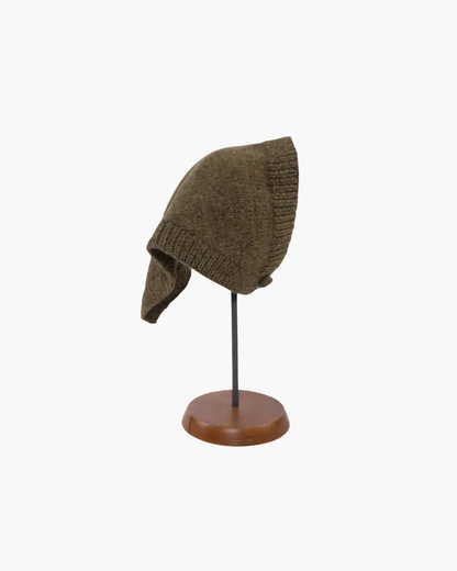FUMIKA UCHIDA / SHETLAND HAND KNITTED KERCHIEF / TOP KHAKI FUMIKA UCHIDA - 601 | 京都ウィメンズセレクトショップ
