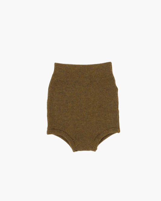 FUMIKA UCHIDA / SHETLAND RIB STITCH BLOOMERS / TOP KHAKI FUMIKA UCHIDA - 601 | 京都ウィメンズセレクトショップ