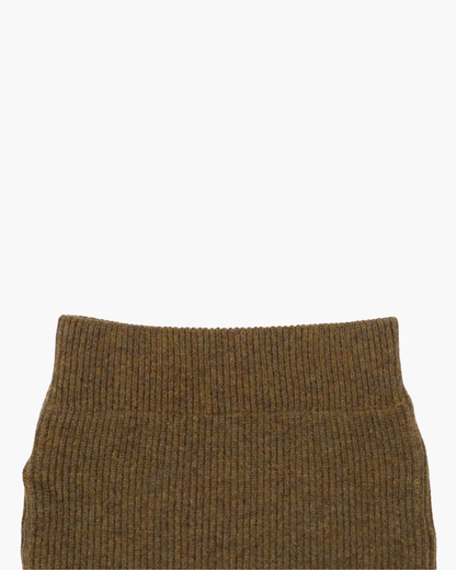 FUMIKA UCHIDA / SHETLAND RIB STITCH BLOOMERS / TOP KHAKI FUMIKA UCHIDA - 601 | 京都ウィメンズセレクトショップ