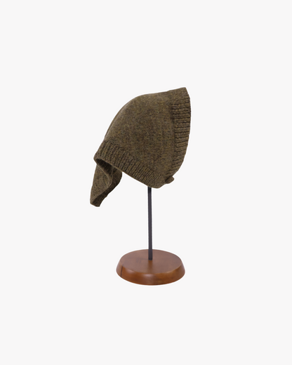 FUMIKA UCHIDA / SHETLAND HAND KNITTED KERCHIEF / TOP KHAKI FUMIKA UCHIDA 601 | オンラインストア