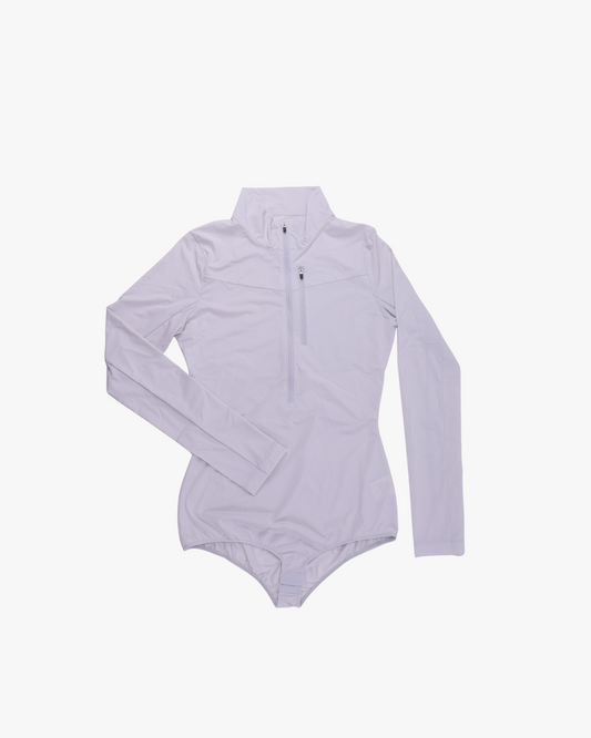 FUMIKA UCHIDA / NYRON JERSEY HALF-ZIP BODYSUIT / LIGHT GREY FUMIKA UCHIDA 601 | オンラインストア