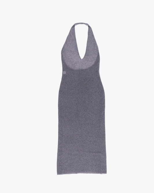 FUMIKA UCHIDA / GAUZE HALTER-NECK LONG DRESS / LIGHT GREY 601 | 京都ウィメンズセレクトショップ 601 | オンラインストア